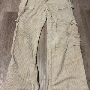 Forever 21 Men's Corduroy Pants - Cream